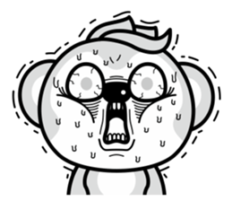 Banana Life black and white world sticker #8102969