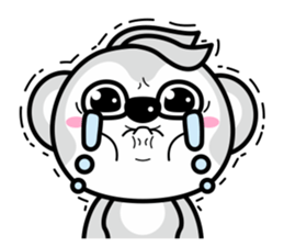 Banana Life black and white world sticker #8102971