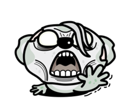 Banana Life black and white world sticker #8102977