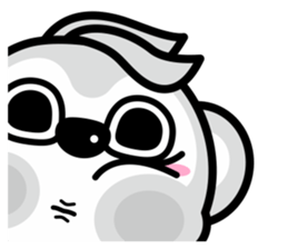 Banana Life black and white world sticker #8102978