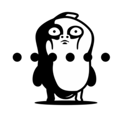 Banana Life black and white world sticker #8102981