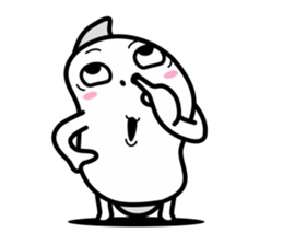 Banana Life black and white world sticker #8102983