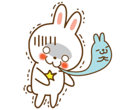 Star rabbit sticker #8103719