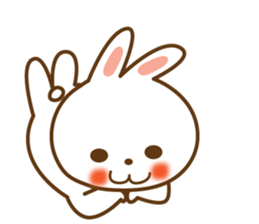 Star rabbit sticker #8103725