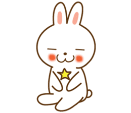 Star rabbit sticker #8103726