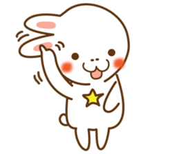 Star rabbit sticker #8103728