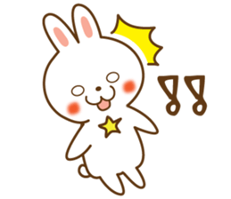 Star rabbit sticker #8103729