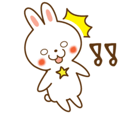 Star rabbit sticker #8103729