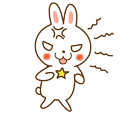 Star rabbit sticker #8103733