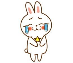 Star rabbit sticker #8103734