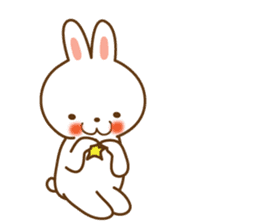 Star rabbit sticker #8103735