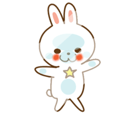 Star rabbit sticker #8103738