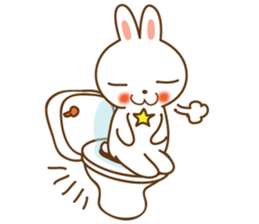 Star rabbit sticker #8103745