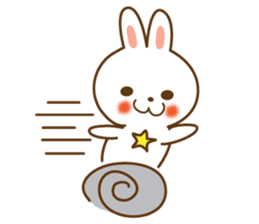 Star rabbit sticker #8103746