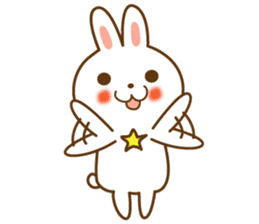Star rabbit sticker #8103747