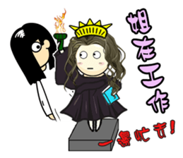 Friendly spirit Jenny's photo album sticker #8104008