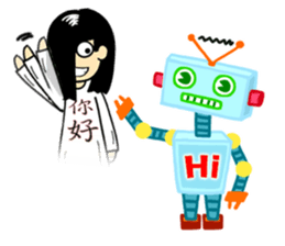 Friendly spirit Jenny's photo album sticker #8104010