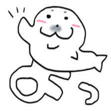Cute and pretty seal sticker #8104763
