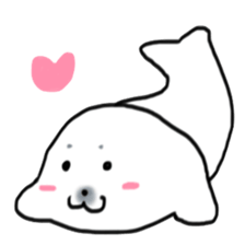 Cute and pretty seal sticker #8104786