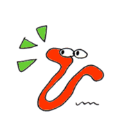 Japanese HIRAGANA persons! sticker #8105059