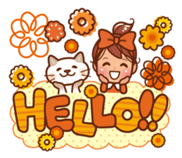 Flower girls talk! sticker #8105078