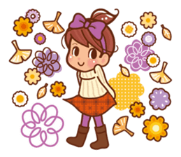 Flower girls talk! sticker #8105114