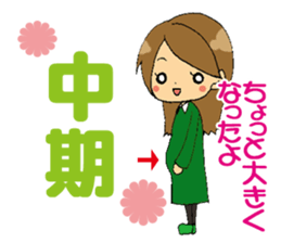 pregnancy period sticker #8105165