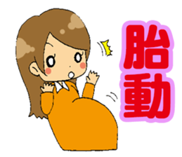 pregnancy period sticker #8105168