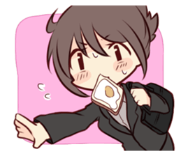 "Usami-senpai and I" sticker #8105716