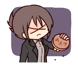 "Usami-senpai and I" sticker #8105754