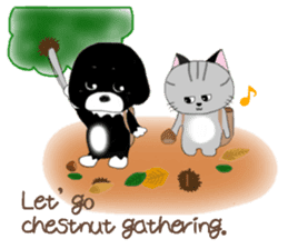 Kuro's daily life 9.6 English version sticker #8105853