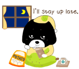 Kuro's daily life 9.6 English version sticker #8105862