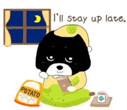 Kuro's daily life 9.6 English version sticker #8105862
