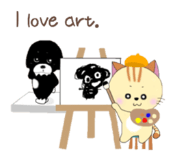 Kuro's daily life 9.6 English version sticker #8105865