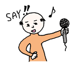 My grandfather and grandchild sticker #8105977