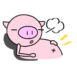 Pig of the butler 2 sticker #8106351