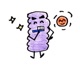 Purple  chinsuko sticker #8106718