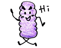 Purple  chinsuko sticker #8106726