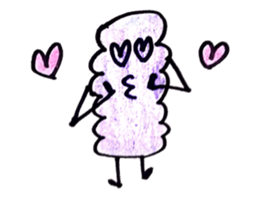 Purple  chinsuko sticker #8106733