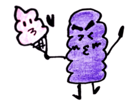 Purple  chinsuko sticker #8106746