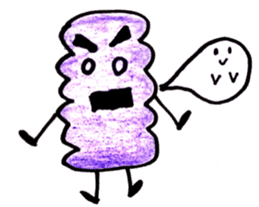 Purple  chinsuko sticker #8106748