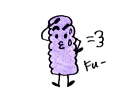 Purple  chinsuko sticker #8106749
