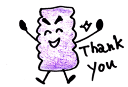 Purple  chinsuko sticker #8106753