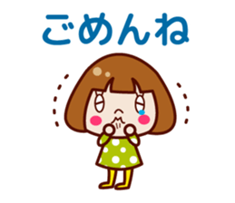 Cute & pretty !! girls sticker sticker #8108056