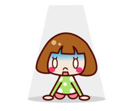 Cute & pretty !! girls sticker sticker #8108069