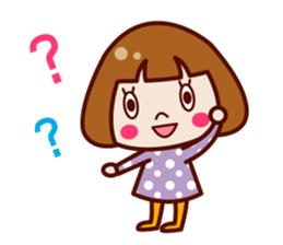 Cute & pretty !! girls sticker sticker #8108071