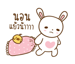 lil bunny and big bear sticker #8108599