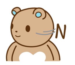 lil bunny and big bear sticker #8108613