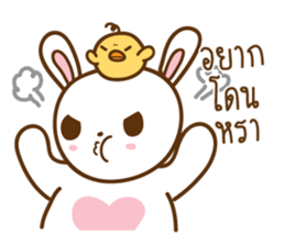 lil bunny and big bear sticker #8108633