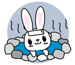 1 day of rabbit sticker #8108735